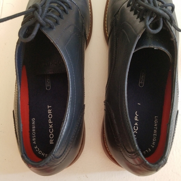 Rockport Lace up Dress Shoes Size 9.5 - Picture 6 of 8
